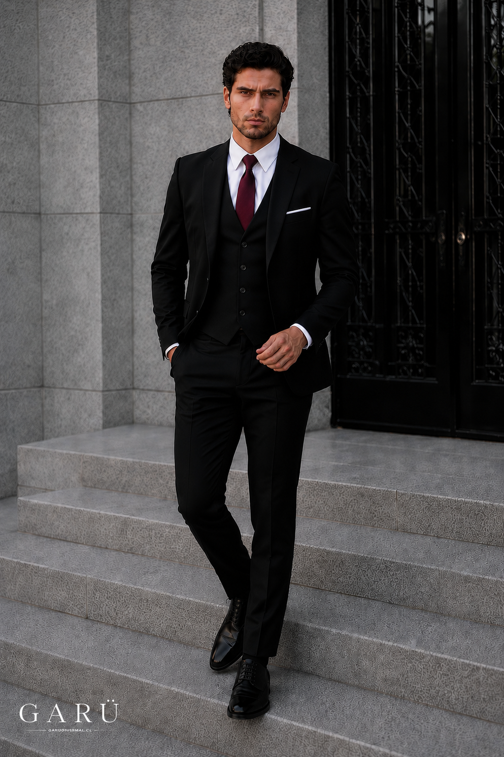 Traje Slim Fit Negro