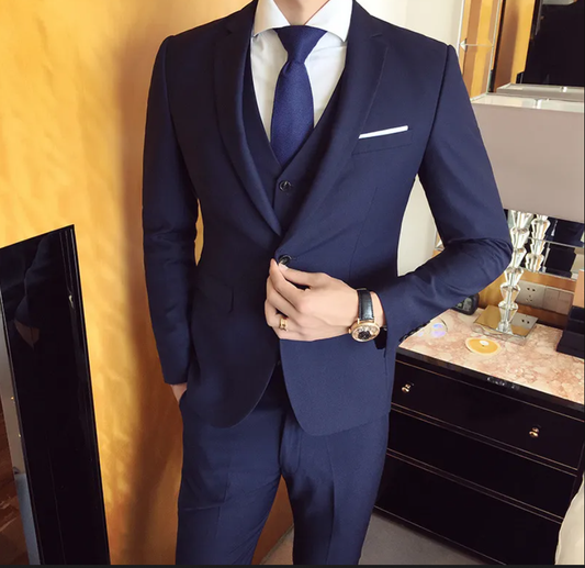 Terno Azul Liso
