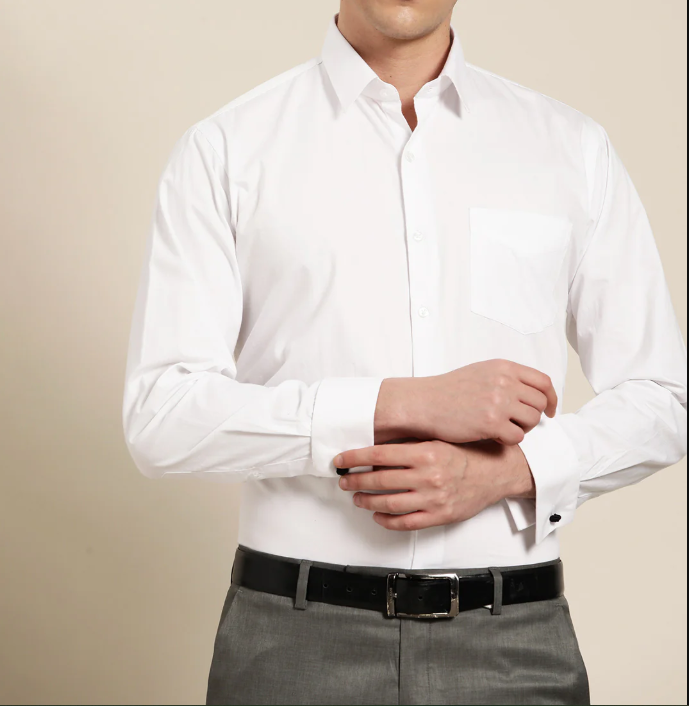 Camisa Blanca Doble Puño (para Gemelos)