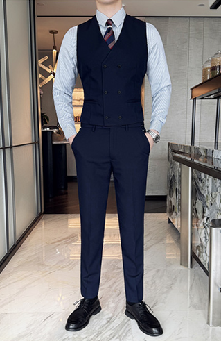 Terno Azul Oscuro Slim Fit
