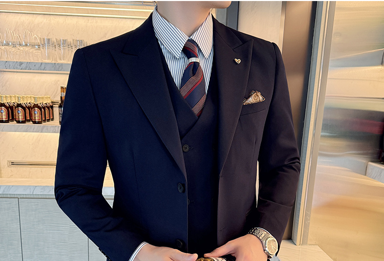 Terno Azul Oscuro Slim Fit
