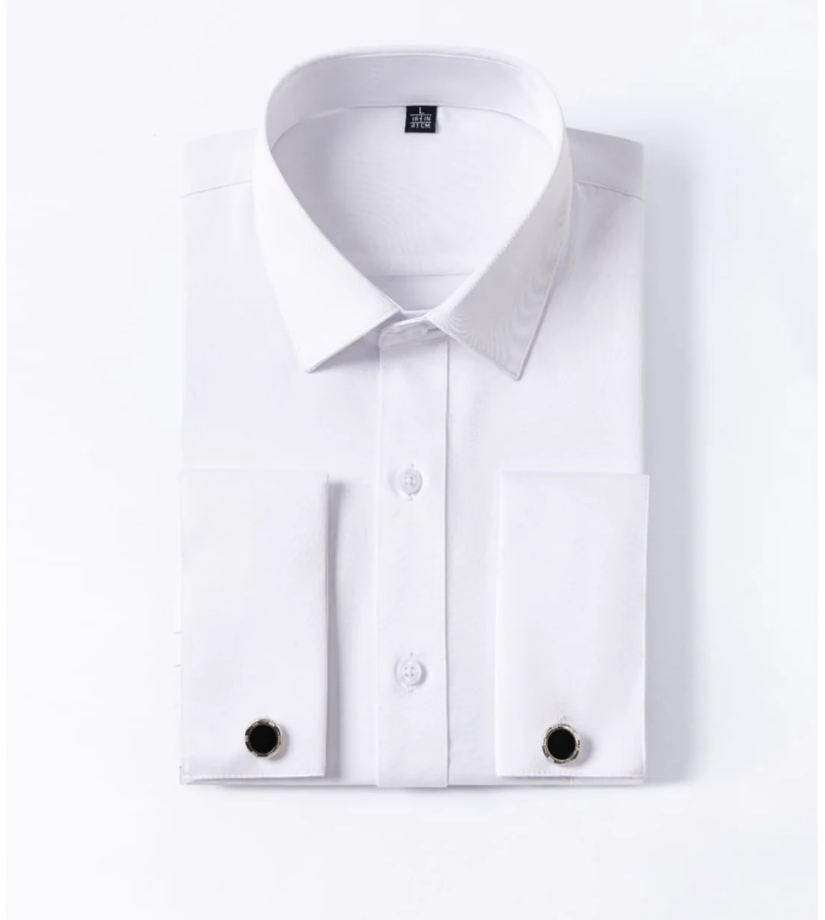 Camisa Blanca Doble Puño (para Gemelos)