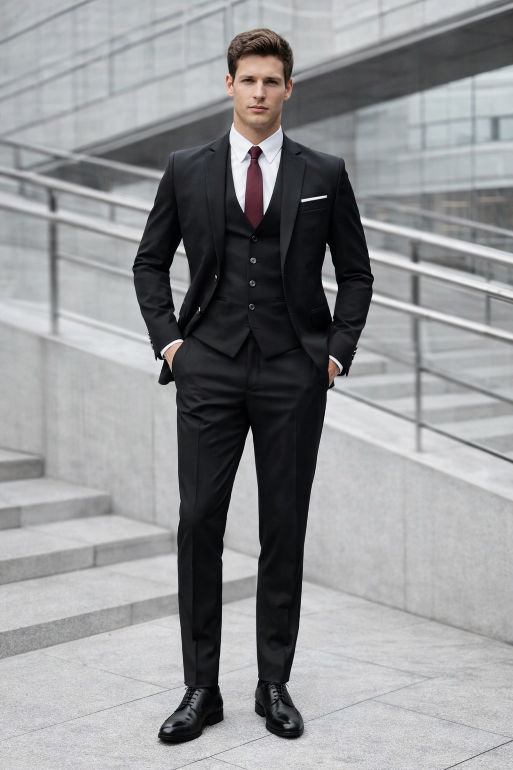 Traje Slim Fit Negro