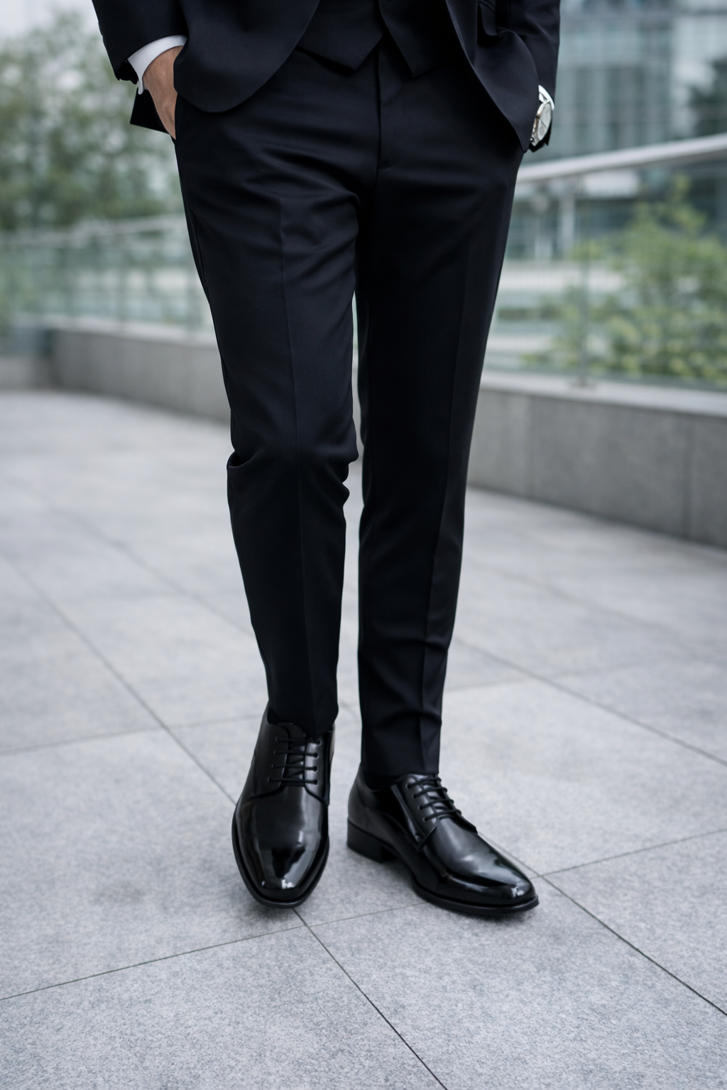 Zapatos Negro Charol