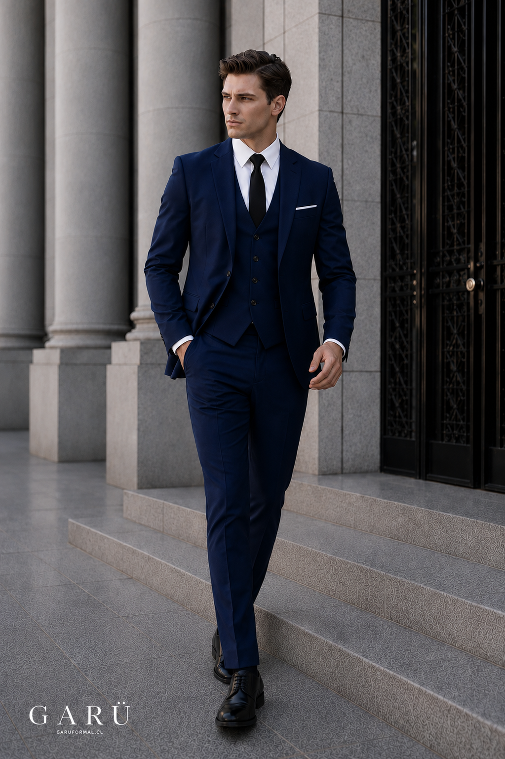 Traje Slim Fit Azul