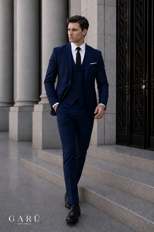 Traje Slim Fit Azul