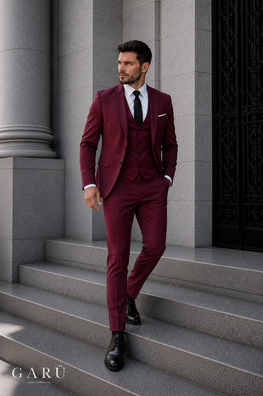 Traje Slim Fit Burdeo