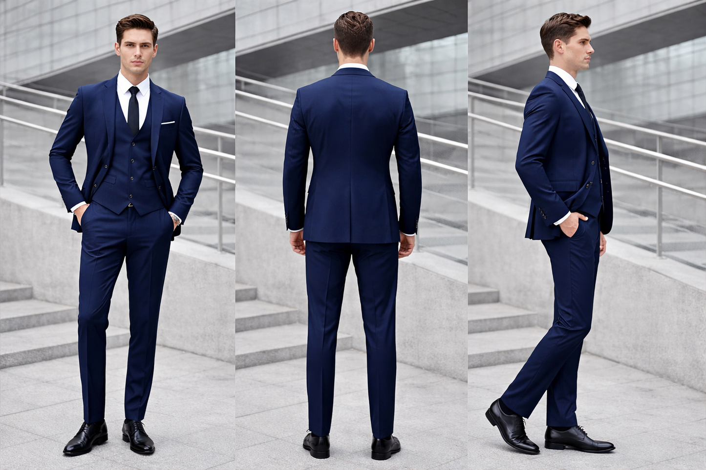 Traje Slim Fit Azul