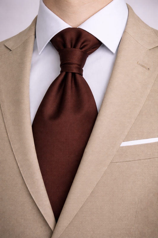 Corbata de Novio Café Oscuro