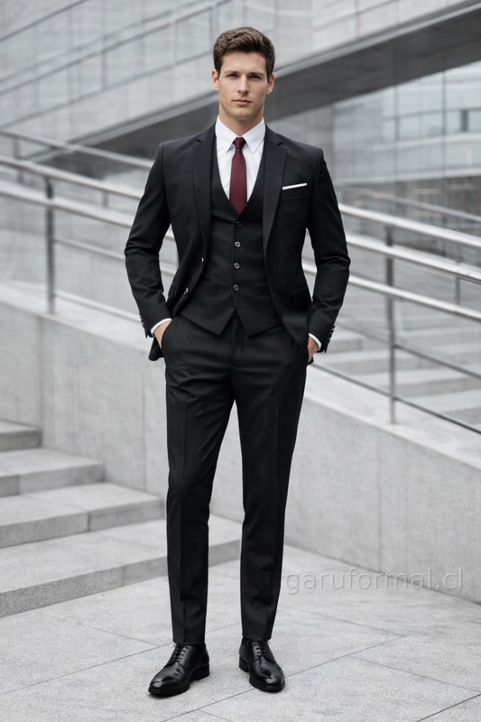 Traje Slim Fit Negro